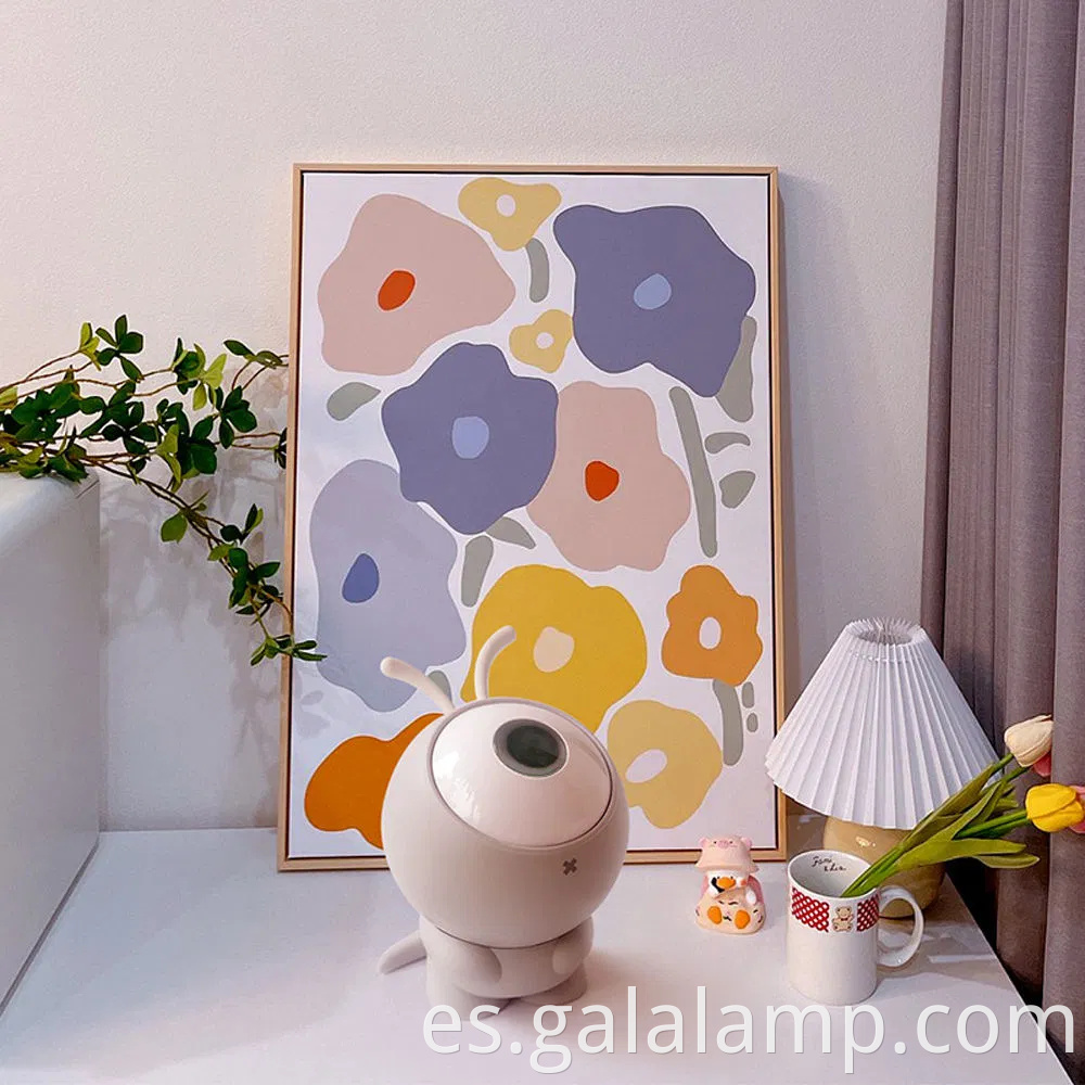 Luz de proyector de galaxia alienígena recargable decorativa para ambiente de habitación